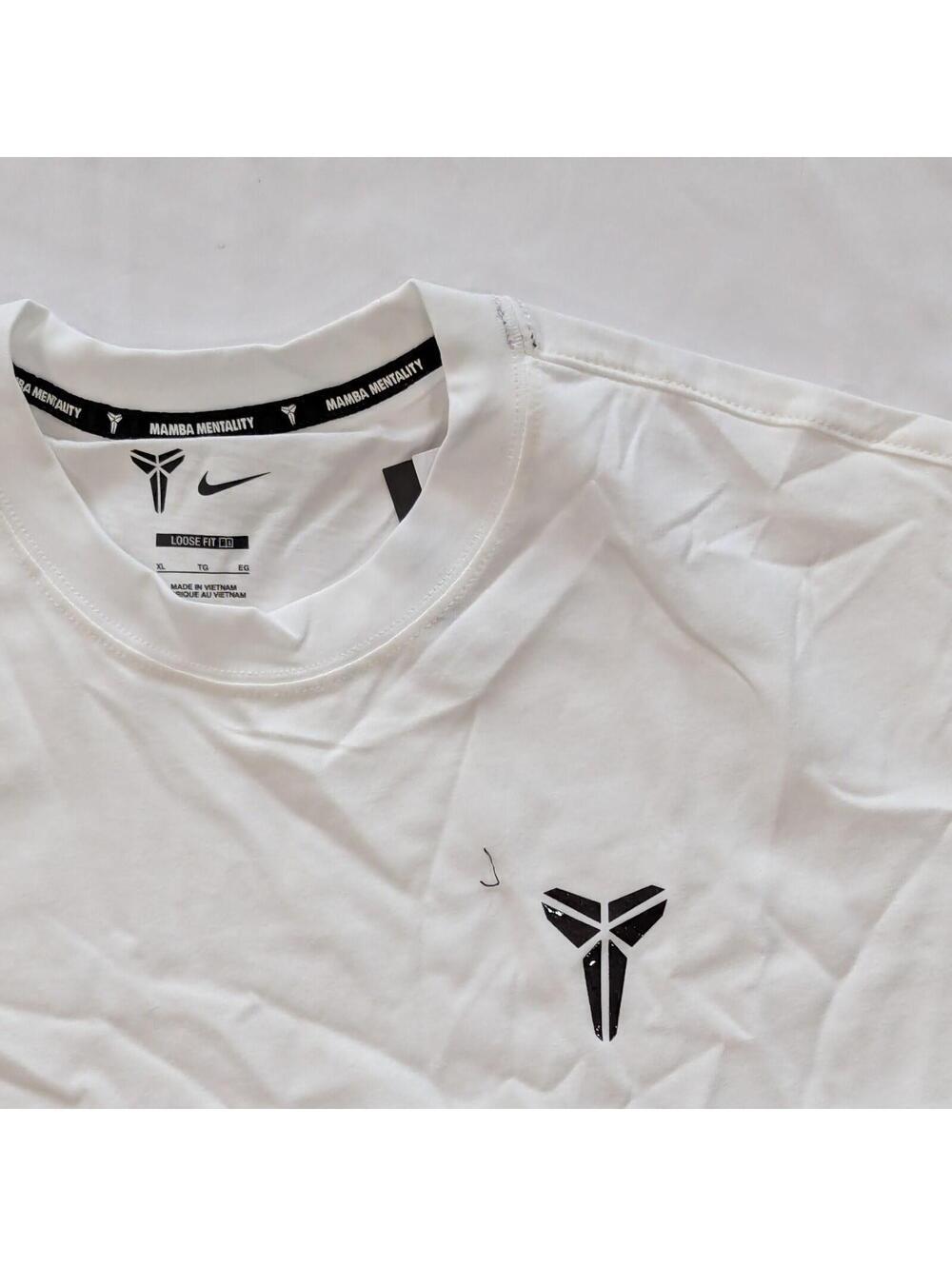Nike Kobe Mamba Mentality Logo T-Shirt White Men's XL NWT - Picture 3 of 9